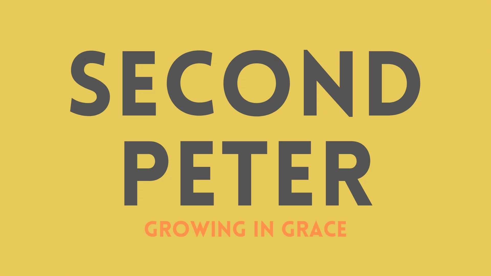 2 Peter Sermon Series Image