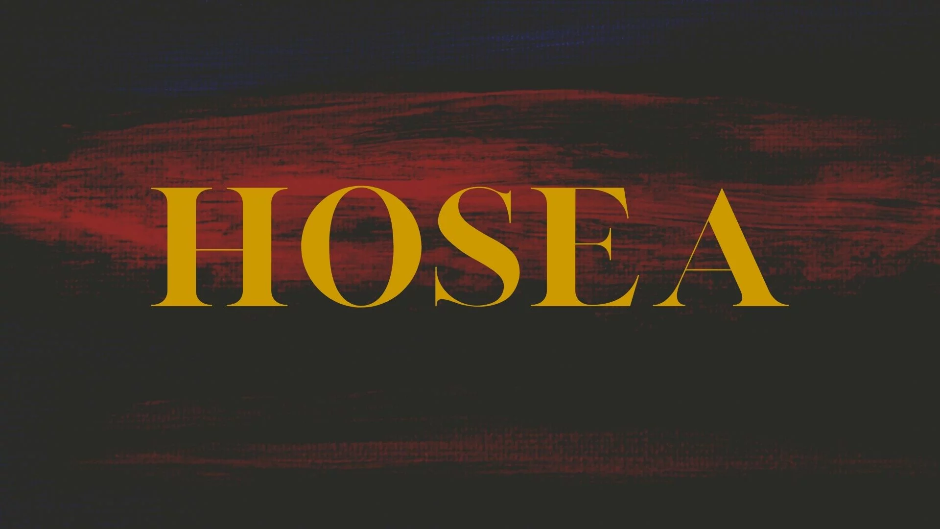 Hosea Series Image
